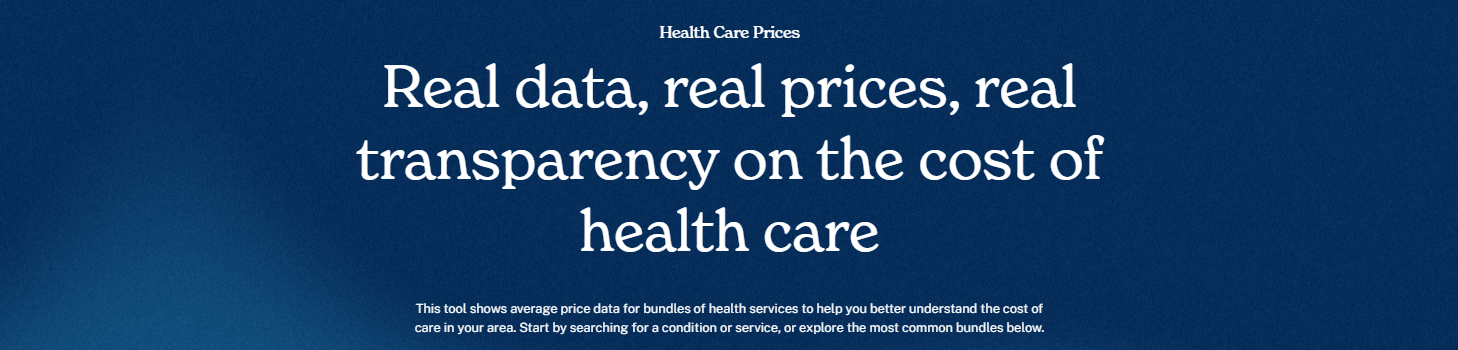 Welcome to HealthPrices.Org! HCCI’s Free Price Transparency Tool